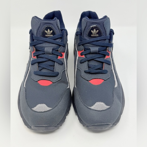 Adidas Men's Dark Blue and Red Sneakers Size 11 - Picture 2 of 14